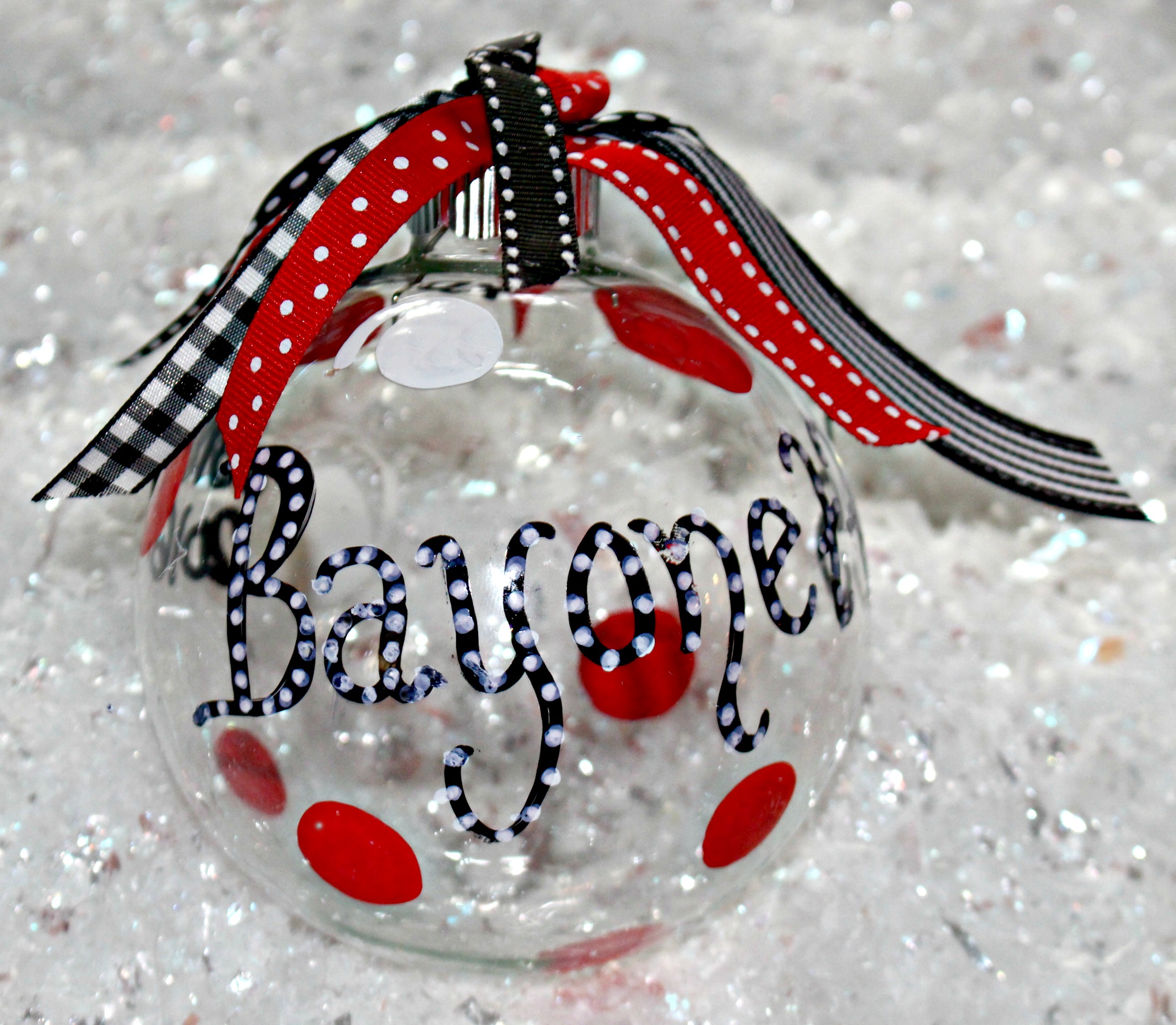 Personalized Party Ornaments