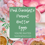 Pink Chocolate Peanut Butter Eggs